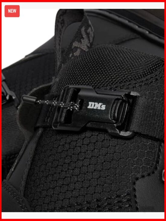 Unisex Combat Boots with Adjustable Ankle Strap, Recycled Canvas main image 5